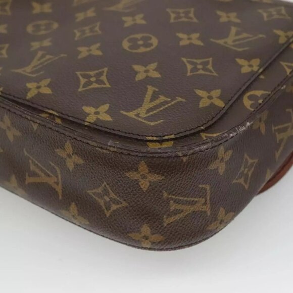 LOUIS VUITTON Monogram Saint Cloud GM Shoulder Bag M51242 LV Auth BA411 - Picture 5 of 16